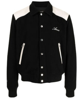 Jalen Hurts Amiri Blue Varsity Jacket