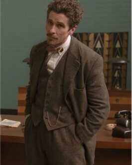Christian Bale Amsterdam Brown Blazer
