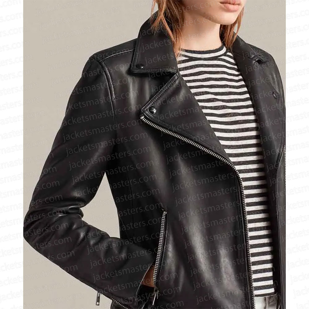 Ghosted Ana De Armas Leather Jacket - Image 4