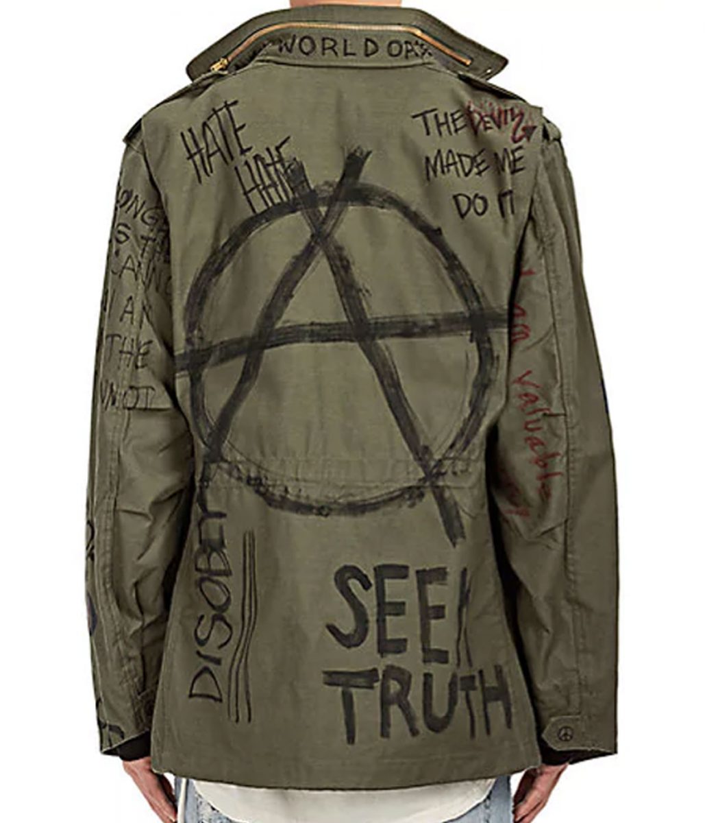 Anarchy Blend M-65 Field Green Cotton Jacket - Image 2