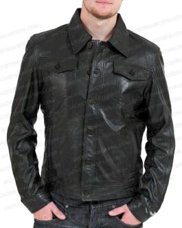Last Light Matthew Fox Black Leather Jacket