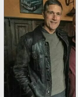 Last Light Matthew Fox Black Leather Jacket