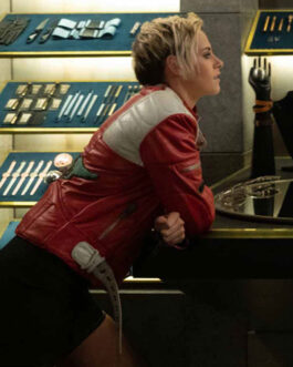 Charlie’s Angels Kristen Stewart Red Leather Jacket