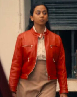 Black Mirror S06 Anjana Vasan Leather Jacket