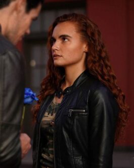 The Wicked Trilogy Anna Maiche Black Leather Jacket