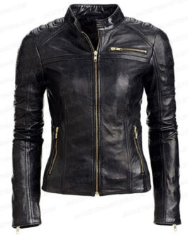 Lost Girl Anna Silk Black Leather Jacket