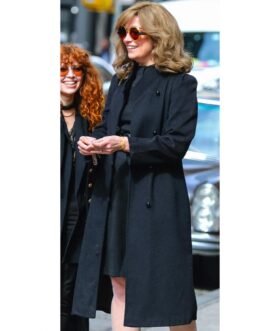 Annie Murphy Russian Doll Season 02 Black Coat
