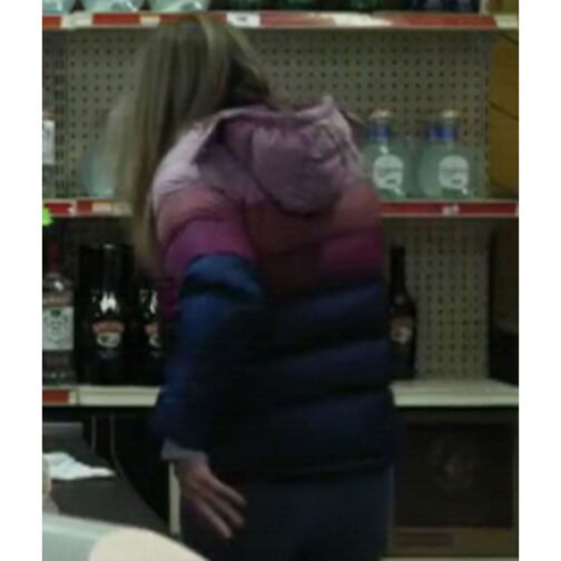 Annie Murphy Kevin Can F**k Himself Puffer Color Block Jacket - Image 11