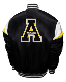 Appalachian State Mountaineers Power Black Satin Jacket