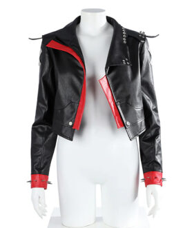 VI League of Legends 2 Arcane Leather Jacket