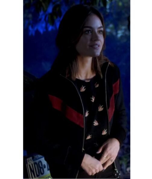 Pretty Little Liars S07 Lucy Hale Bomber Jacket - Image 5