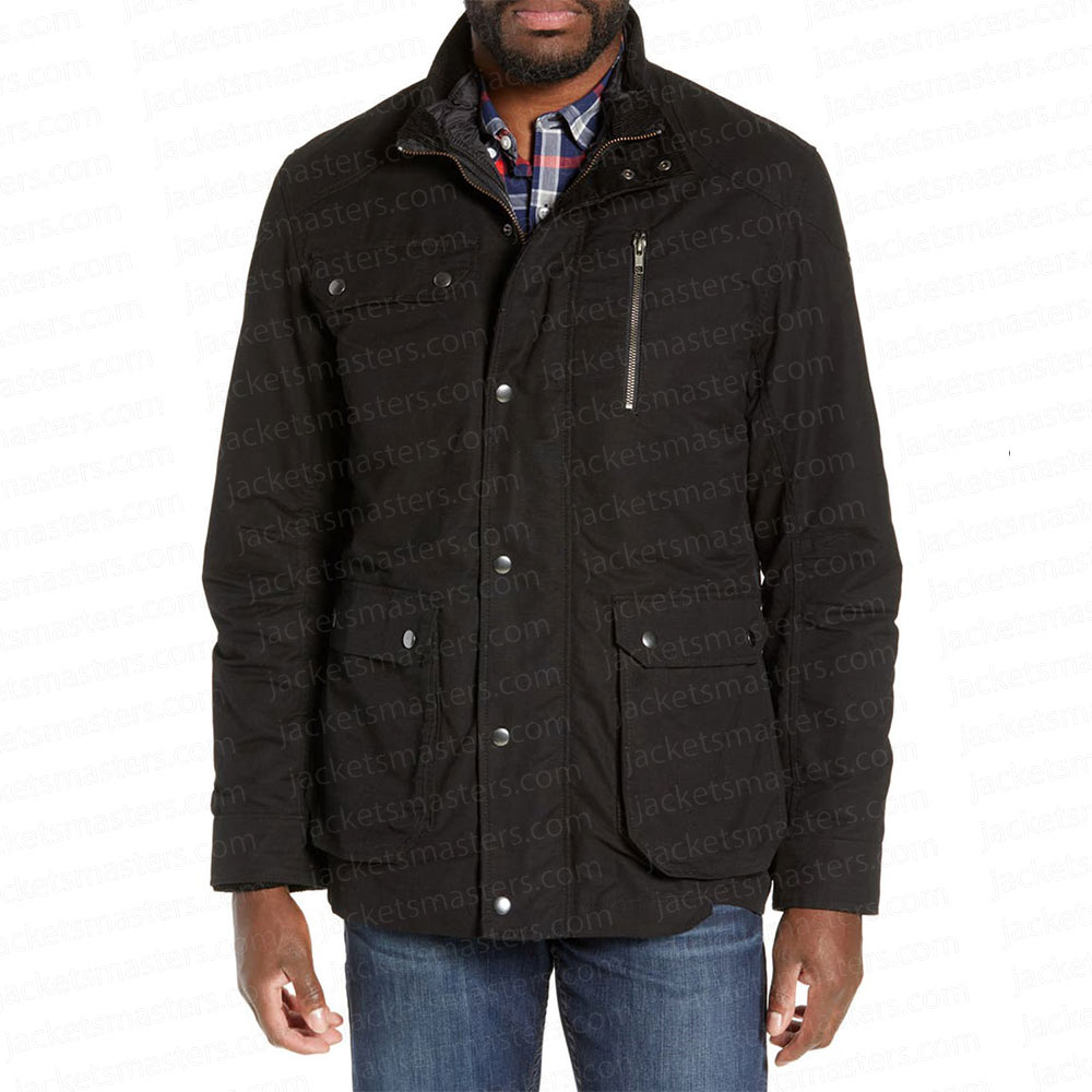 FUBAR Luke Brunner Black Cotton Jacket - Image 3