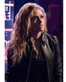 Arrow Season 7 Katherine Mcnamara Leather Jacket