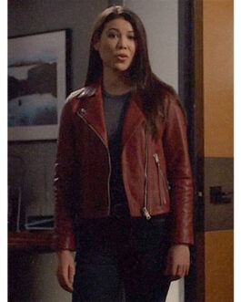 Arrow S07 Sea Shimooka Red Leather Jacket
