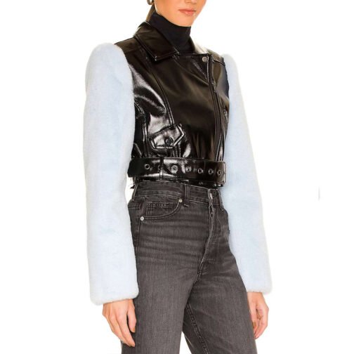The Other Black Girl Ashleigh Murray Leather Vest - Image 5