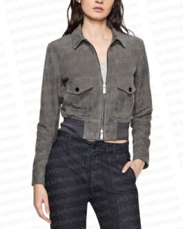 Class of 09 Kate Mara Gray Suede Jacket
