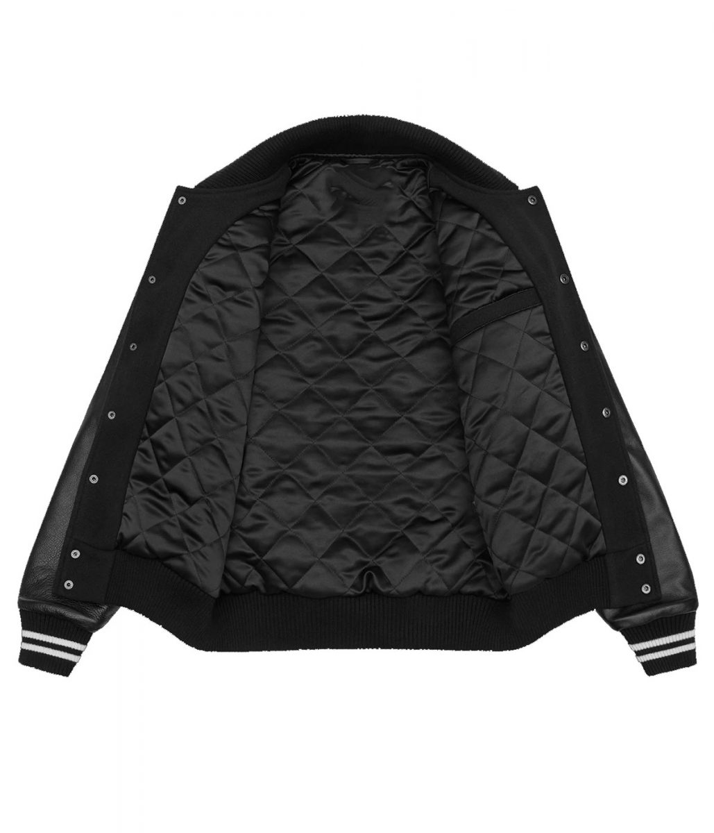 Astro Billionaire Boys Club Black Letterman Jacket - Image 6