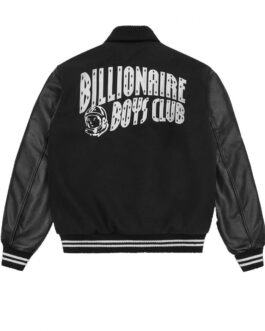 Astro Billionaire Boys Club Black Letterman Jacket