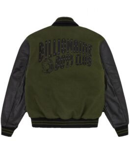 Astro BBC Letterman Green and Black Jacket