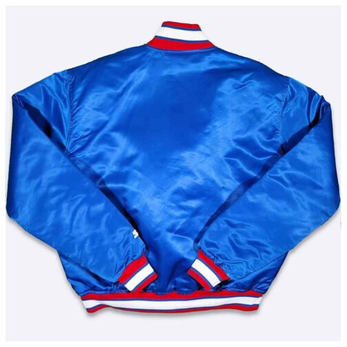 Atlanta Braves 80’s Bomber Satin Jacket - Image 2