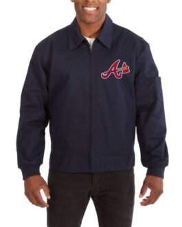 Atlanta Braves Cotton Blue Jacket