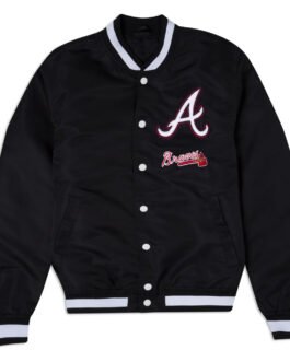 Atlanta Braves Logo Select Black Jacket
