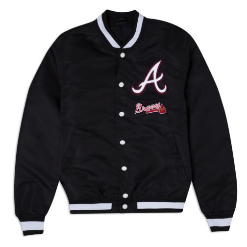 Atlanta Braves Logo Select Black Jacket