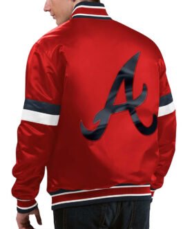 Atlanta Braves Red Home Game Varsity Satin Jacket