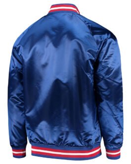 Atlanta Braves Royal Lightweight Satin Jacket