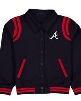 Atlanta Braves Sport Night Teddy Varsity Jacket