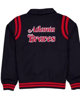 Atlanta Braves Sport Night Teddy Varsity Jacket