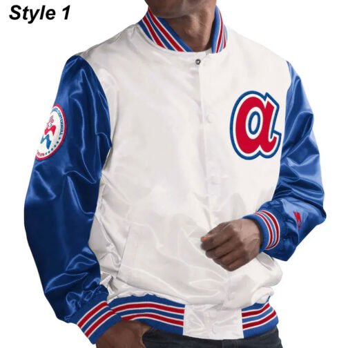 Atlanta Braves The Legend White and Blue Jacket - Image 7