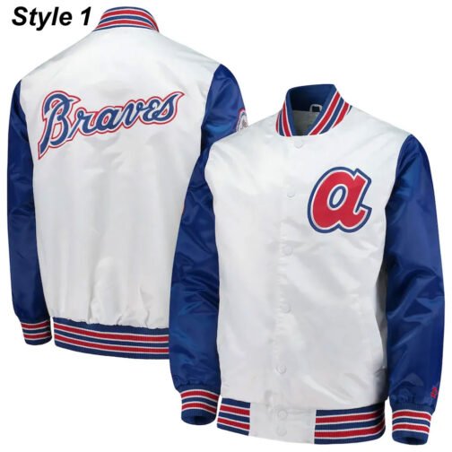 Atlanta Braves The Legend White and Blue Jacket - Image 5