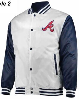 Atlanta Braves The Legend White and Blue Jacket