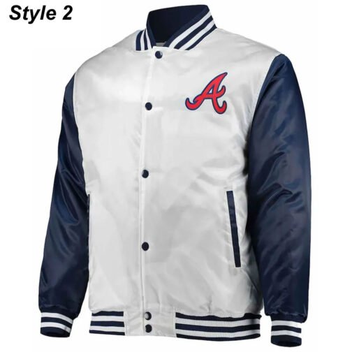 Atlanta Braves The Legend White and Blue Jacket - Image 2