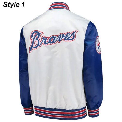 Atlanta Braves The Legend White and Blue Jacket - Image 3