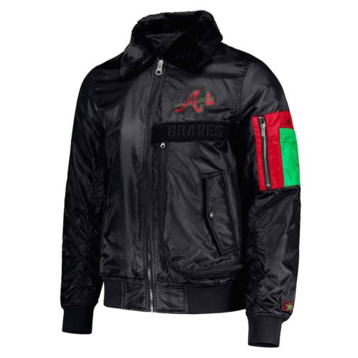 Atlanta Braves Ty Mopkins Black Jacket