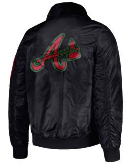 Atlanta Braves Ty Mopkins Black Jacket