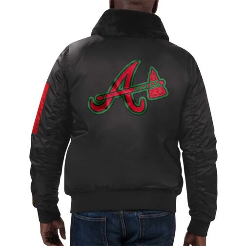 Atlanta Braves Ty Mopkins Black Jacket - Image 5