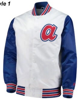 Atlanta Braves The Legend White and Blue Jacket