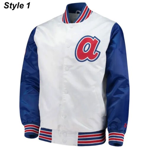 Atlanta Braves The Legend White and Blue Jacket