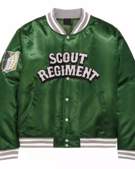 Scout Regiment Attack on Titan Green Bomber Jacket