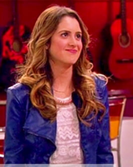 Austin & Ally S03 Laura Marano Blue Leather Jacket