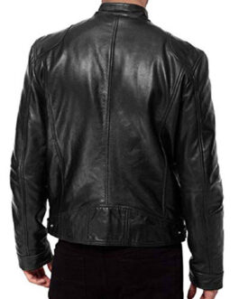Chris Evans Avengers Endgame Black Leather Jacket