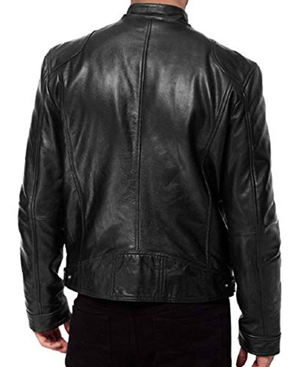 Chris Evans Avengers Endgame Black Leather Jacket - Image 2