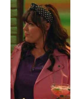 B Positive Kether Donohue Pink Leather Jacket