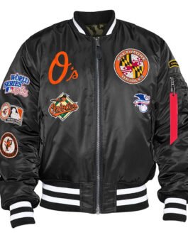 Baltimore Orioles Bomber MA-1 Jacket