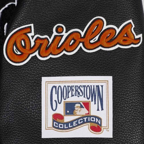 Baltimore Orioles Retro Classic Rib Varsity Jacket - Image 9