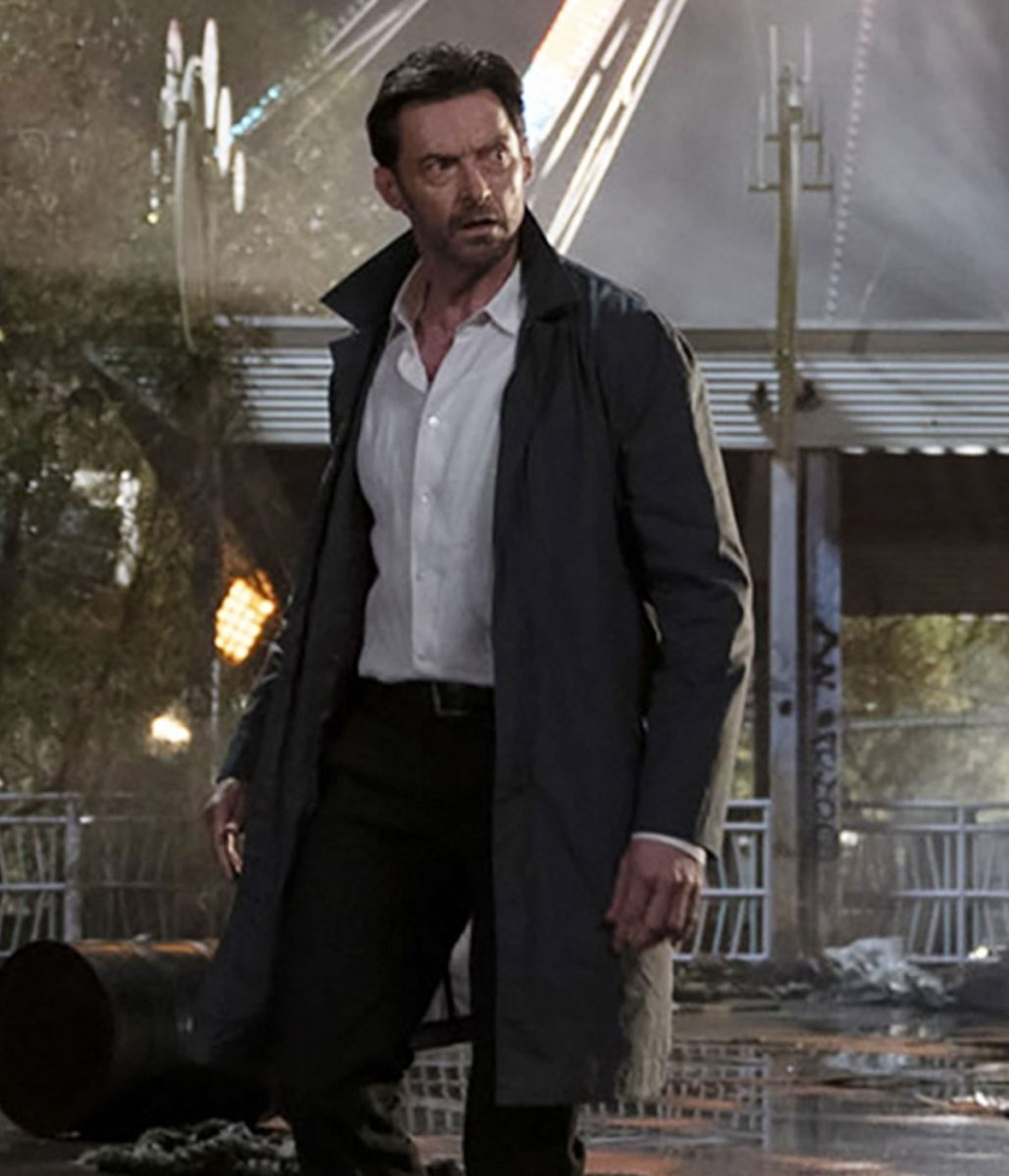 Hugh Jackman Reminiscence Black Cotton Coat - Image 2