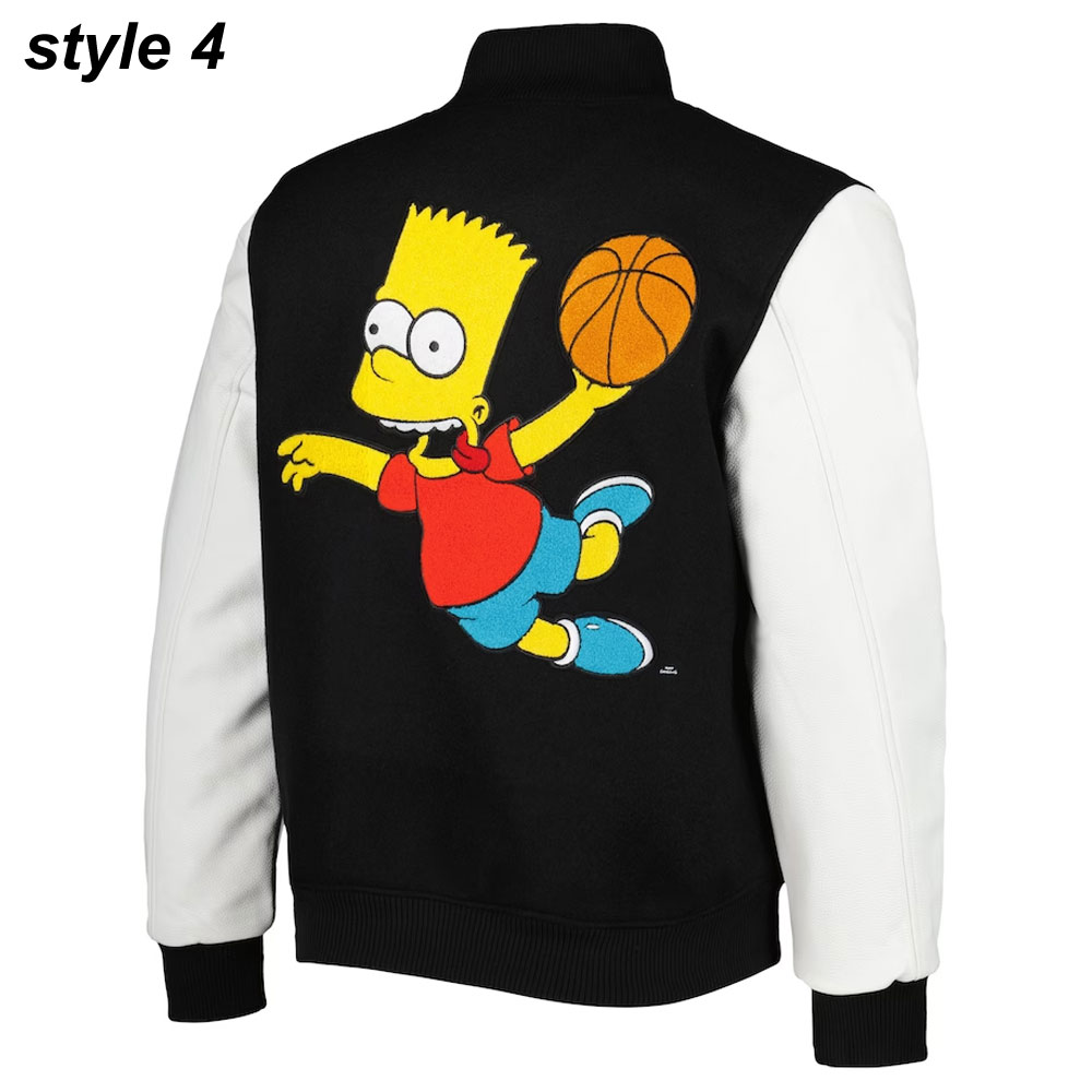 Bart Simpson Varsity Jacket - Image 8